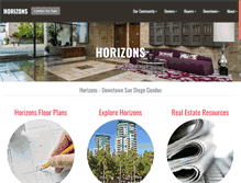 Tablet Screenshot of horizonssd.com